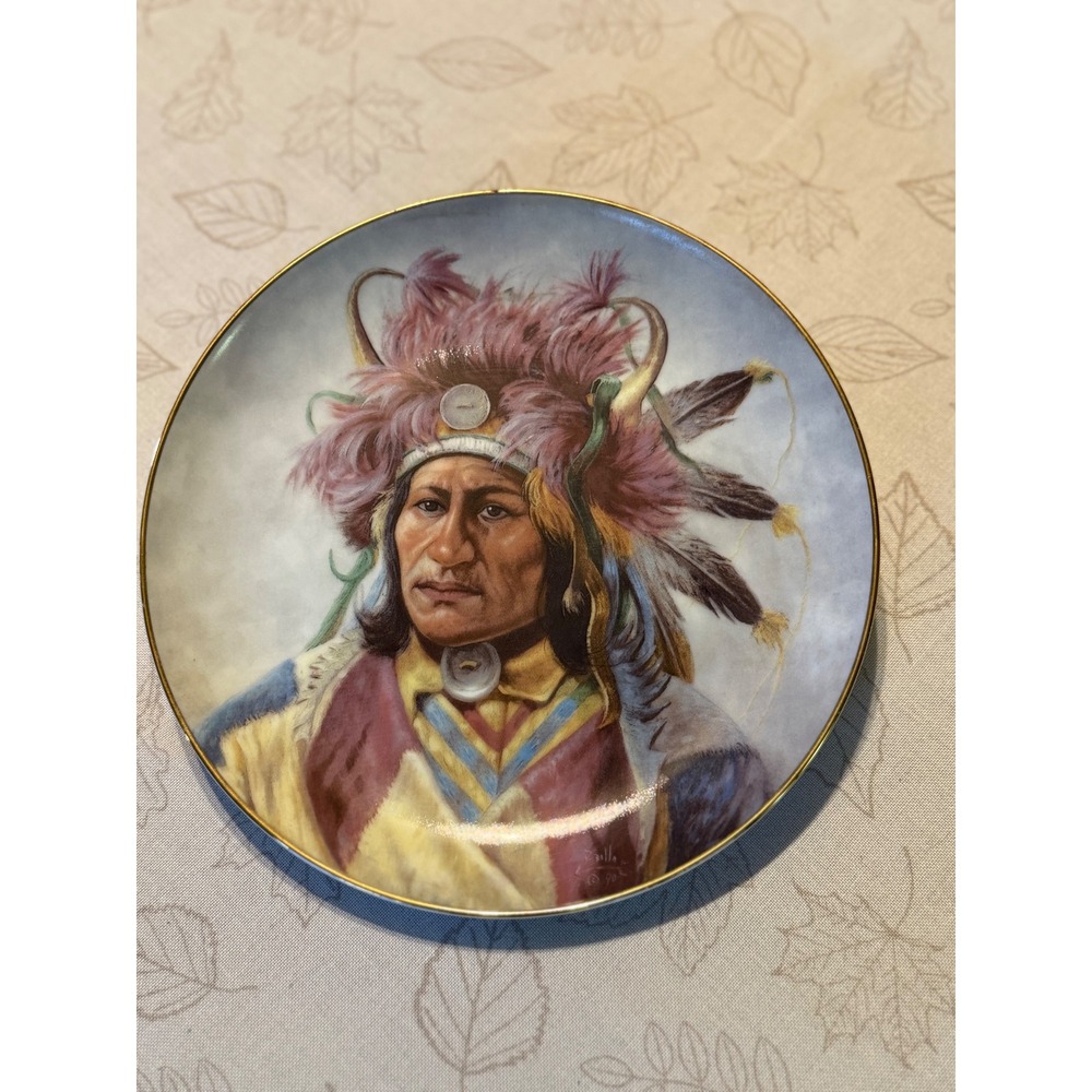 Gregory Perillo Dignity of the Nez Perce Collector Plate 1991 Artaffects 3477A